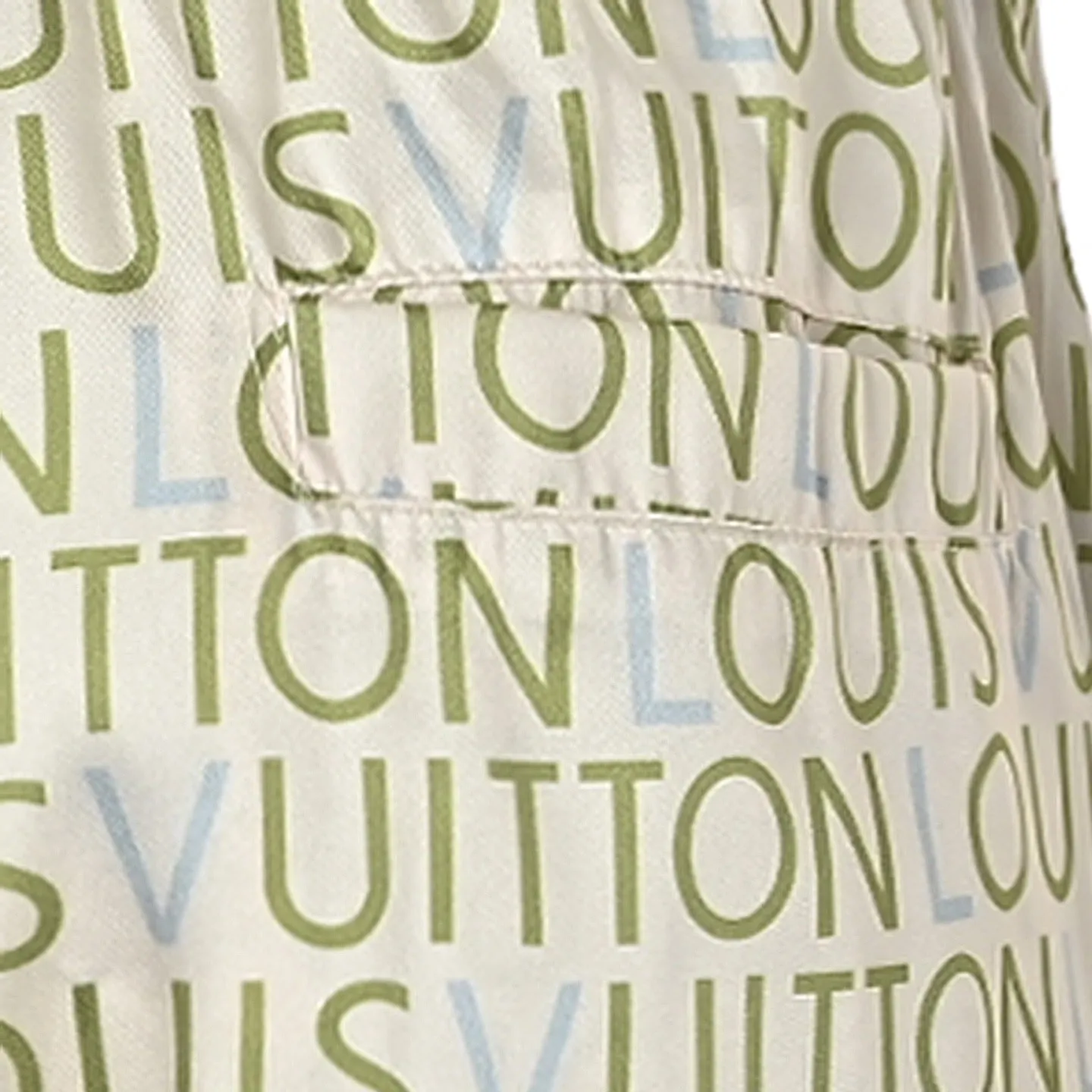 Louis Vuitton/Louis Vuitton all-over lettering suit shorts